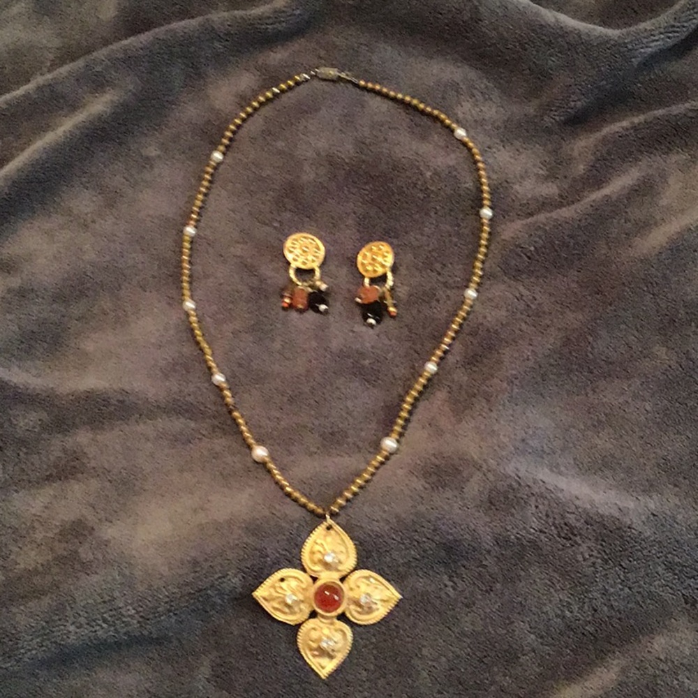 Necklace and Earring